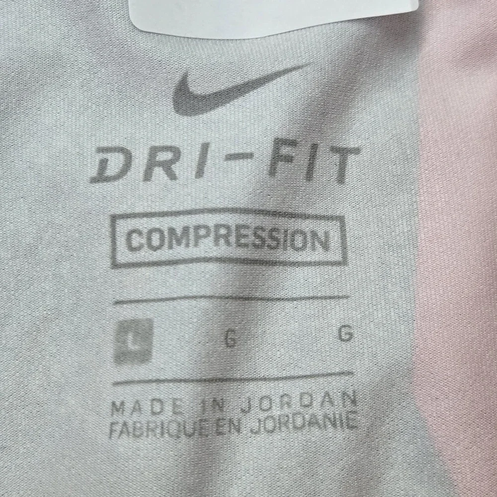 Nike Boy Activewear Pants L Gray Geometric Legging Dri-Fit Logo‎ 16